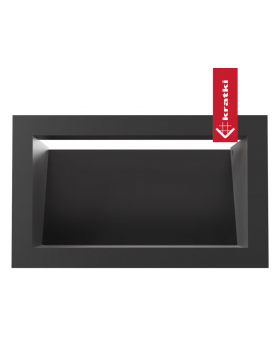 Решётка Kratki Luft 12x20 черная-foto3