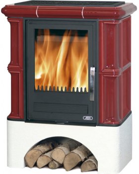 Печь-камин ABX BAVARIA K керамическая, с теплообменником-foto4