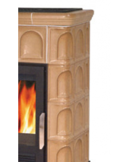 Печь-камин ABX BRITANIA KI керамическая, с теплообменником, с допуском воздуха (табак)-foto6