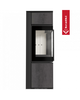 Дровяная стальная печь TORA/S, NATURALI PIETRA DI SAVOIA ANTRANCITE BOCCIARDATA-foto6