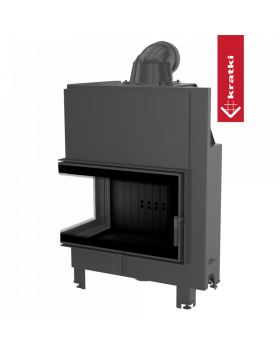 Топка MBO/L/BS/SG, Г-образное стекло слева