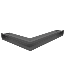 Вентиляционная решетка Люфт угловая правая графит 90-foto2