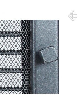 Вентиляционная решетка 22х37 графитовая с жалюзи-foto2