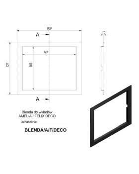 Рамка к топкам Deco (Amelia/Felix)-foto2