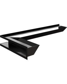 Люфт угловая 9/40/80 см левая черная-foto4