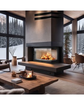 Каминная топка FLOKI/L/P угловое стекло справа-foto7