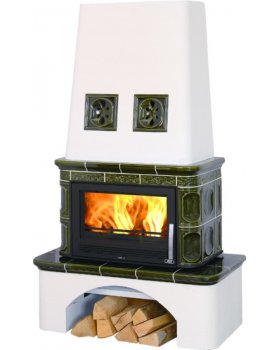 Печь-камин ABX LAPONIE керамическая