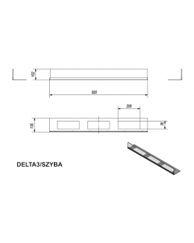 Стекло декоративное для биокамина DELTA 3-foto2