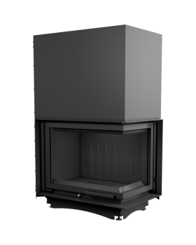 Топка AMELIA/P/BS/G, Г-образное стекло справа, гильотина-foto4