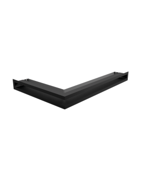 Вентиляционная решетка Люфт угловая/6*40 см правая черная-foto4