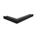 Вентиляционная решетка Люфт угловая/6*40 см правая черная
