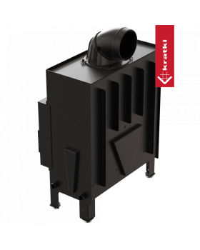 Каминная топка FLOKI/M с прямым стеклом-foto7