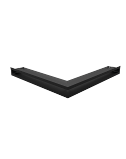 Вентиляционная решетка Люфт угловая стандарт черная 60-foto2
