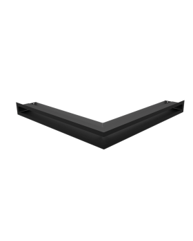 Вентиляционная решетка Люфт угловая стандарт черная 60-foto2