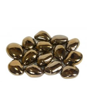 Декоративные элементы ГАЛЬКА ЗОЛОТО №14 Декоративные элементы ГАЛЬКА ЗОЛОТО №14