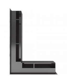 Вентиляционная решетка Люфт угловая левая стальная 90-foto3