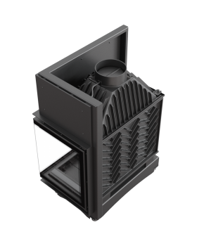 Топка AMELIA/P/BS/DECO, Г-образное стекло справа-foto5