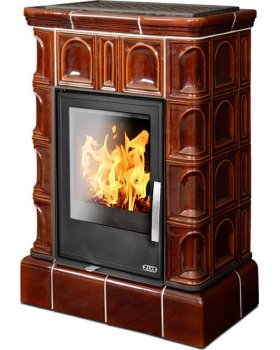 Печь-камин ABX BRITANIA KI керамическая, с кафельным цоколем, с допуском воздуха-foto4