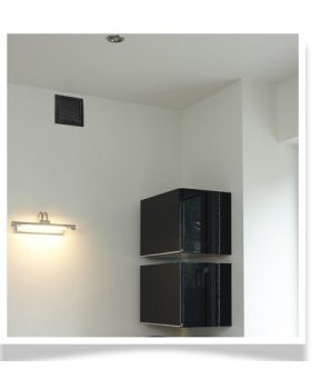 Вентиляционная решетка 22х45 графитовая с жалюзи-foto3