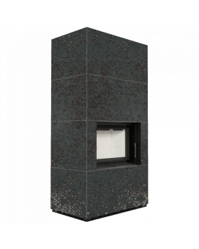 Каминокомплект FLOKI в облицовке OXIDE NERO-foto3