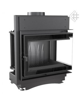 Топка MAJA/P/BS/DECO, Г-образное стекло справа