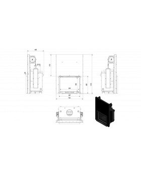 Топка с водяным контуром MAJA/PW/12/G/W, гильотина-foto2