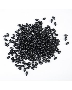 Декоративные элементы Fire Glass  ГАЛЬКА ЧЕРНАЯ (1кг)-foto2