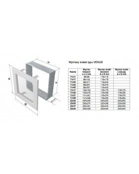 Вентиляционная решетка 17x49 Venus белая с жалюзи-foto2