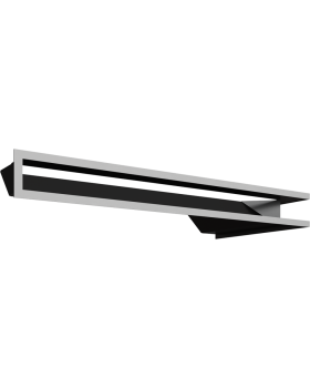 Люфт угловая 9/40/80 см левая стальная (LUFT/NL/9/8040/45S/SZ)-foto2