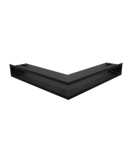 Вентиляционная решетка Люфт угловая стандарт черная 90-foto2