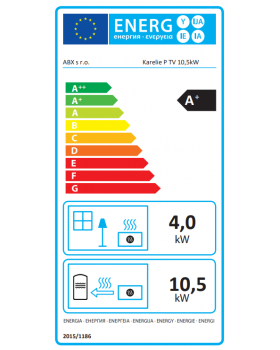 Печь ABX KARELIE P FOREST ТО кафельный цоколь зеленая-foto2