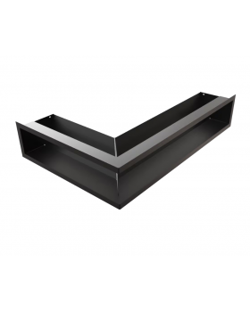 Решётка Kratki Luft 400х600х120 угловая правая черная, 45S-foto2