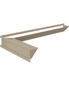 Люфт угловая 9/40/80 см левая бежевая-foto4