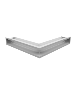 Вентиляционная решетка Люфт угловая стандарт белая 90-foto2