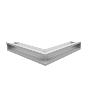 Вентиляционная решетка Люфт угловая стандарт белая 90-foto2