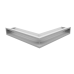 Вентиляционная решетка Люфт угловая стандарт белая 90
