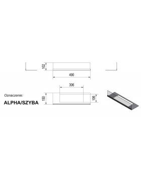 Стекло декоративное для биокамина ALPHA-foto2