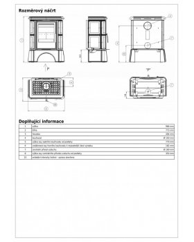 Печь-камин ABX BAVARIA KI, с кафельным цоколем, с допуском воздуха, керамическая-foto5