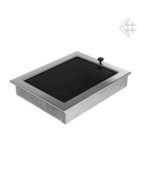 Вентиляционная решетка 22х30 никелированная с жалюзи