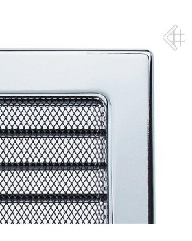 Вентиляционная решетка 22х45 никелированная с жалюзи-foto2