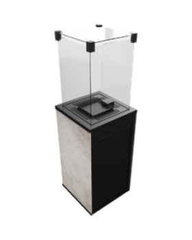 PATIO/M/G31/37MBAR/Q/O/G - OXIDE GRIGIO, с ручным управлением-foto2