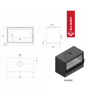 Дровяная печь KARI 95-foto10