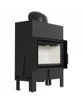 Каминная топка FLOKI/M с прямым стеклом-foto4