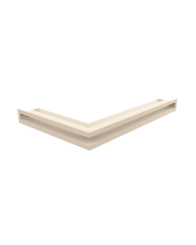 Вентиляционная решетка Люфт угловая/6*40 см правая бежевая-foto4