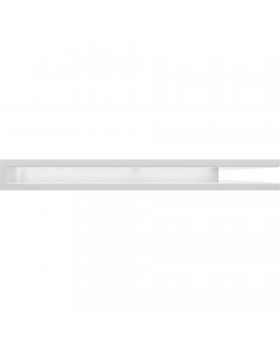 Вентиляционная решетка Люфт угловая правая белая 60-foto2