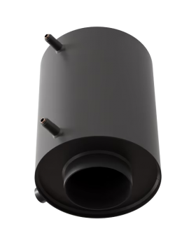 Теплообменник водный для дымохода, со змеевиком, д. 150 (V3)-foto4