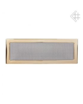 Вентиляционная решетка 17х49 полированная латунь