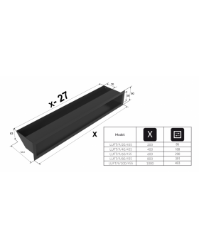 Вентиляционная решетка Люфт графитовая 9x100-foto3