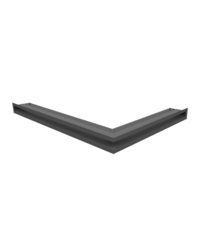 Вентиляционная решетка Люфт угловая левая графит 60-foto4