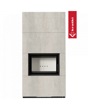 Каминокомплект FLOKI в облицовке NATURALI PIETRA DI SAVOIA PERLA BOCCIARDATA-foto2